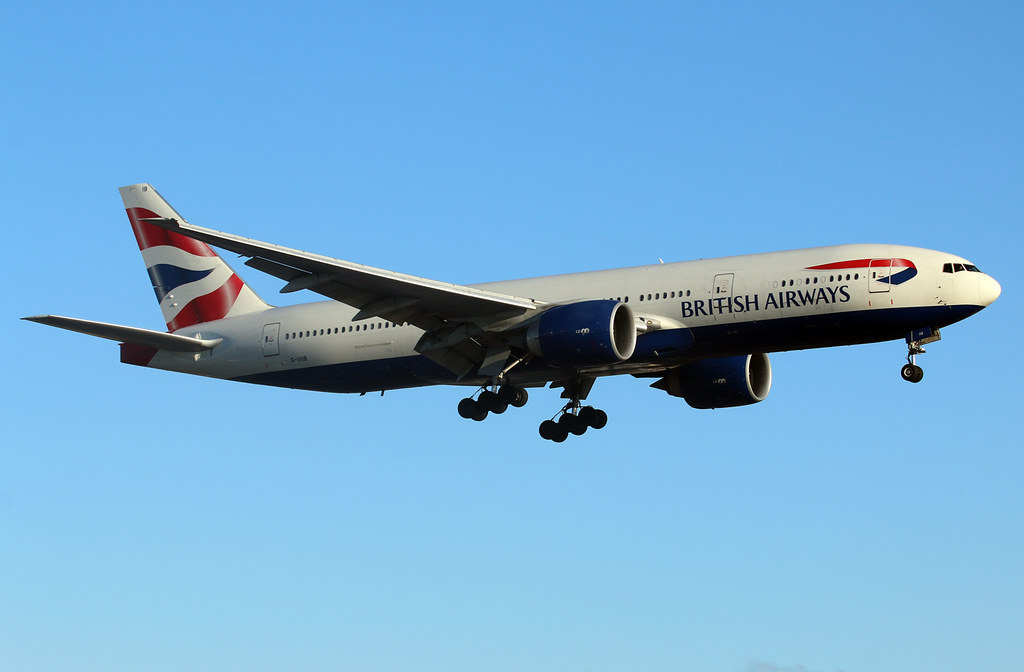Photo of British Airways G-VIIB, Boeing 777-200