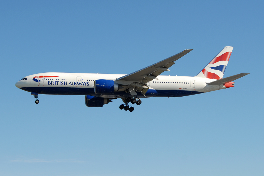Photo of British Airways G-VIIK, Boeing 777-200