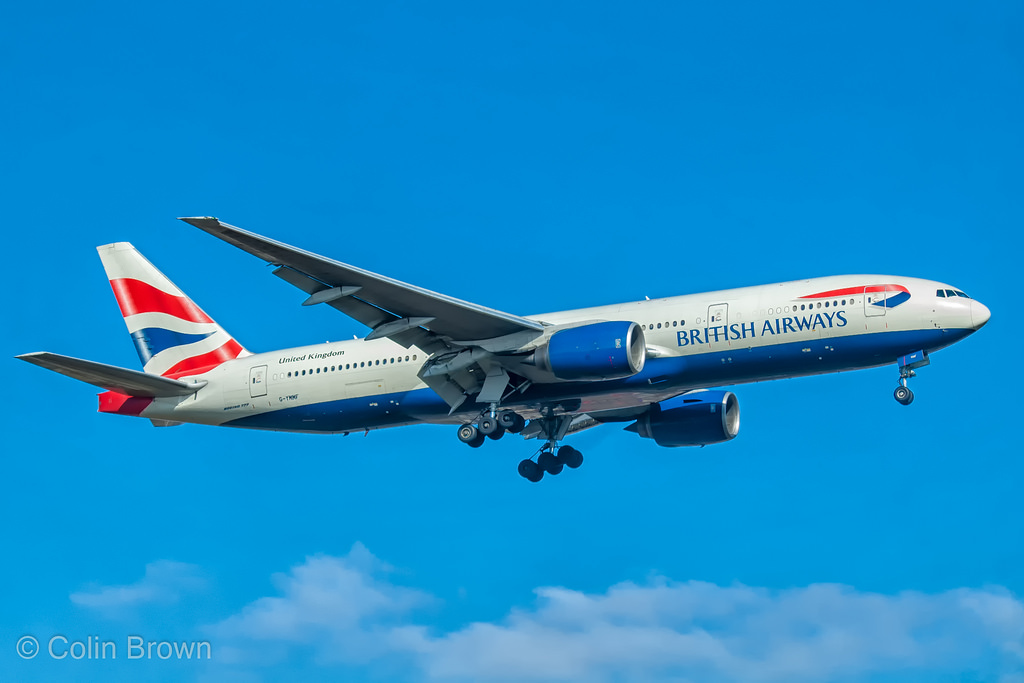 Photo of British Airways G-YMMF, Boeing 777-200