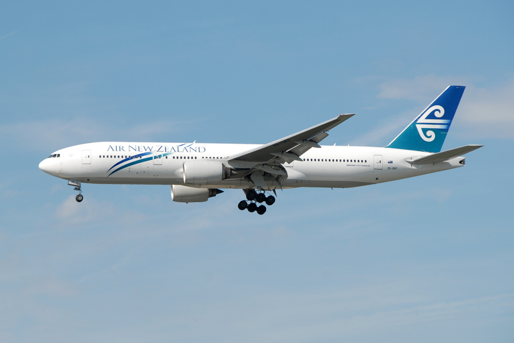 Photo of ANZ Air New Zealand ZK-OKF, Boeing 777-200