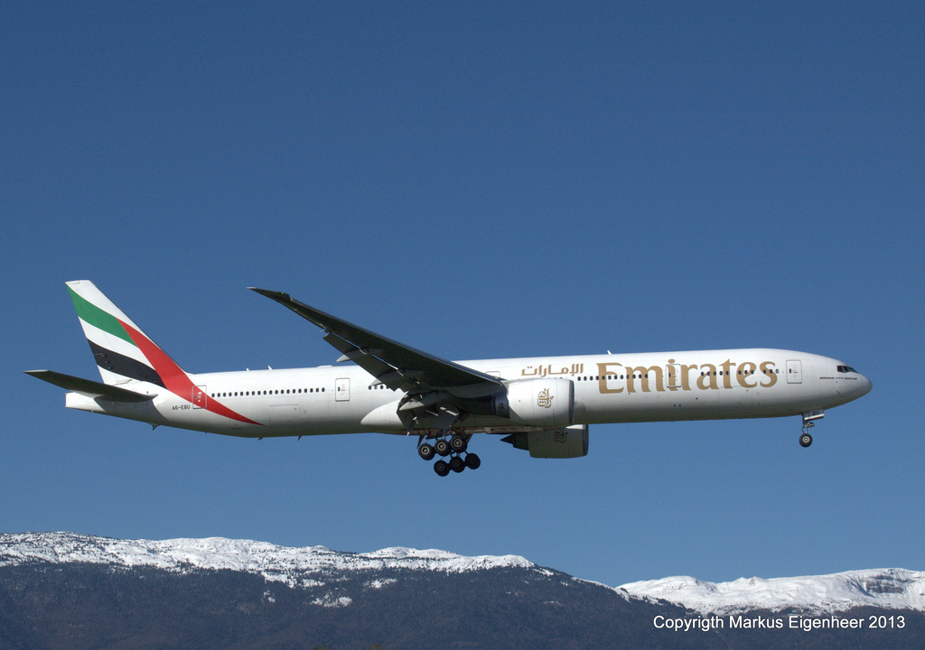 Photo of Emirates Airlines A6-EBU, Boeing 777-300