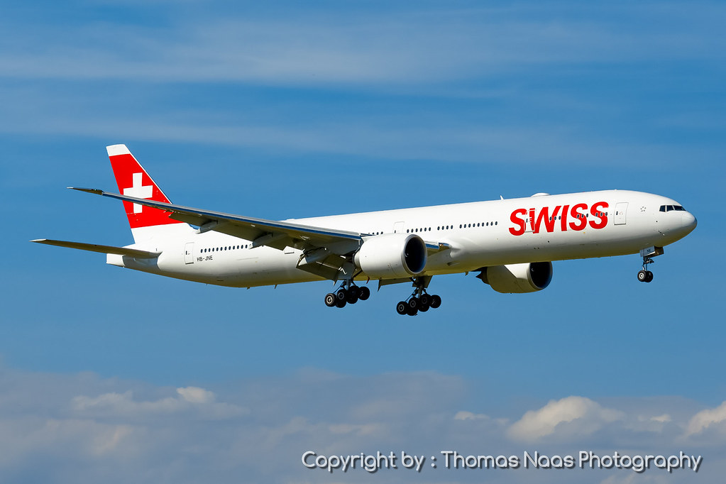 Photo of Swiss HB-JNE, Boeing 777-300