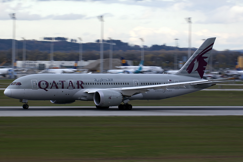 Photo of Qatar Airways A7-BCD, Boeing 787-8 Dreamliner