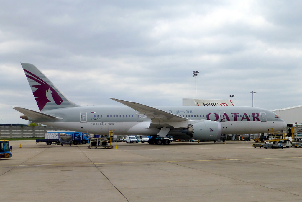 Photo of Qatar Airways A7-BCD, Boeing 787-8 Dreamliner
