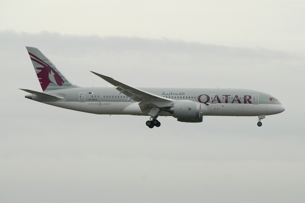 Photo of Qatar Airways A7-BCG, Boeing 787-8 Dreamliner