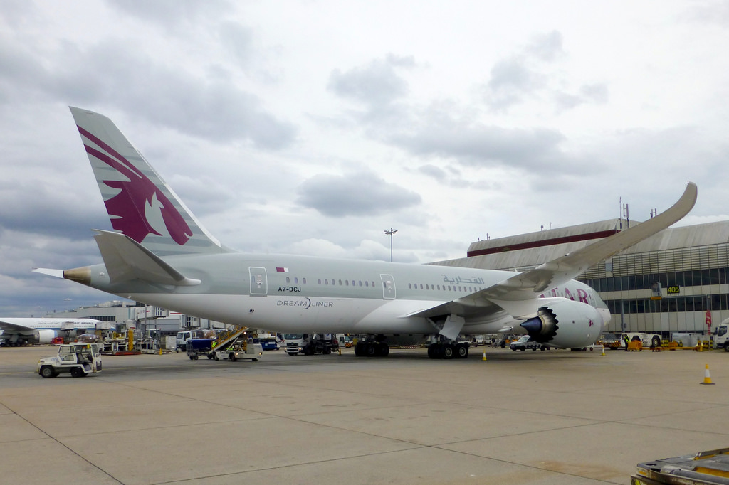 Photo of Qatar Airways A7-BCJ, Boeing 787-8 Dreamliner