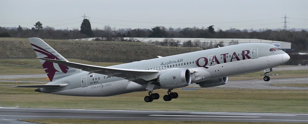 Photo of Qatar Airways A7-BCO, Boeing 787-8 Dreamliner