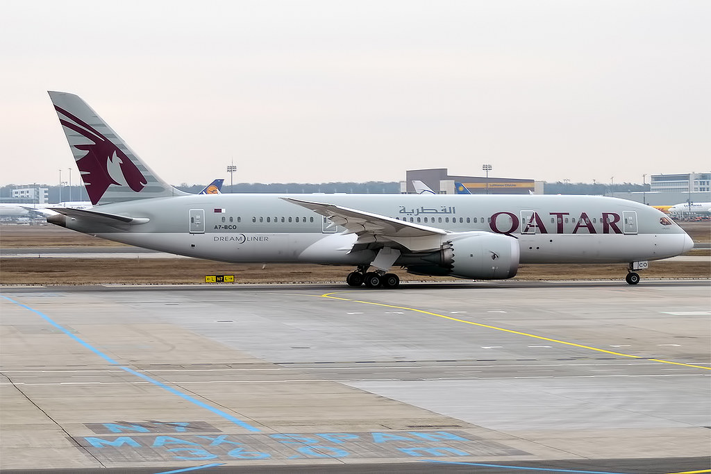 Photo of Qatar Airways A7-BCO, Boeing 787-8 Dreamliner