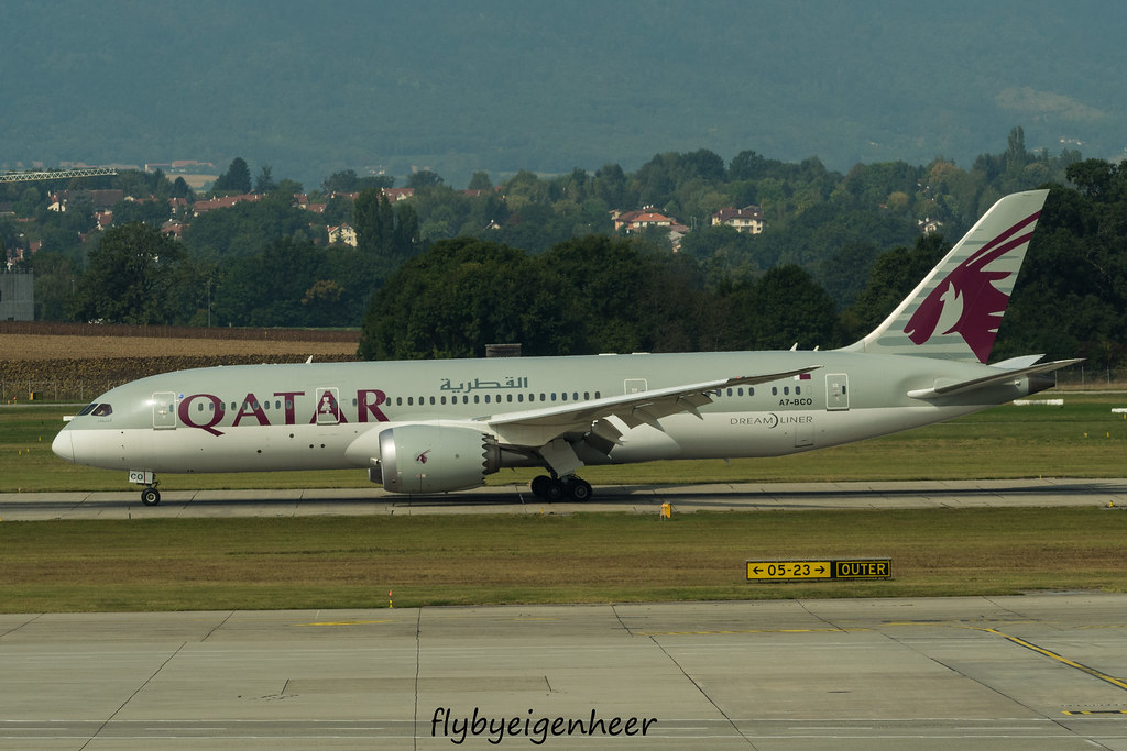 Photo of Qatar Airways A7-BCO, Boeing 787-8 Dreamliner