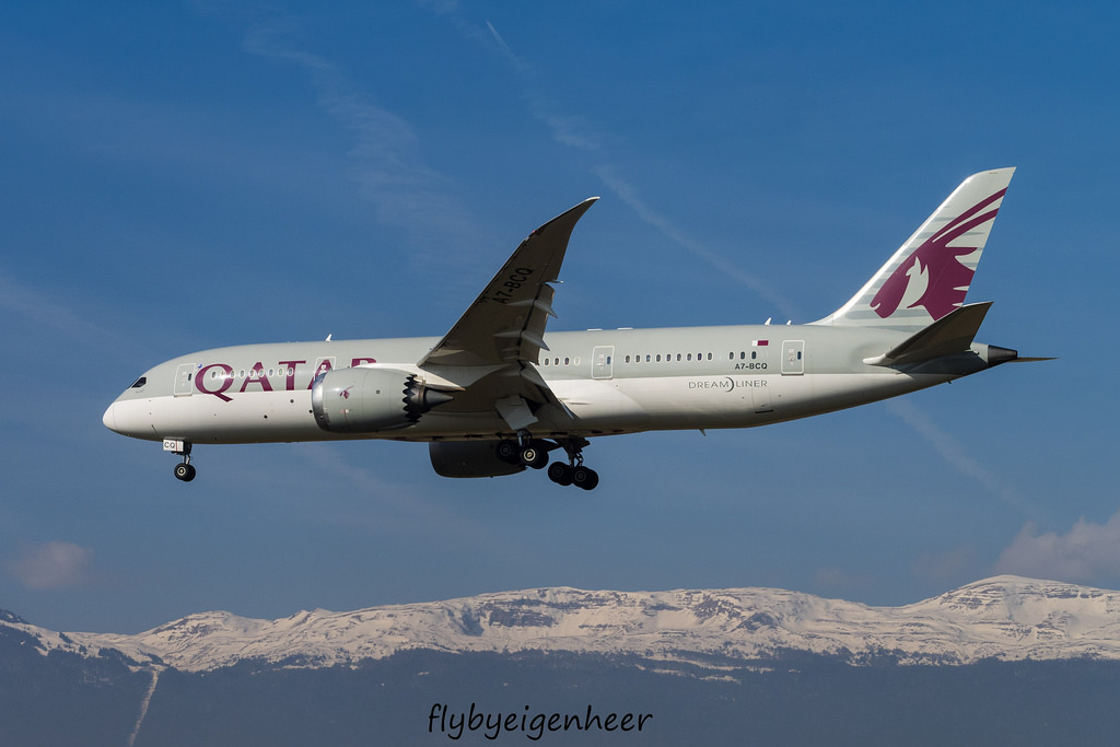 Photo of Qatar Airways A7-BCQ, Boeing 787-8 Dreamliner
