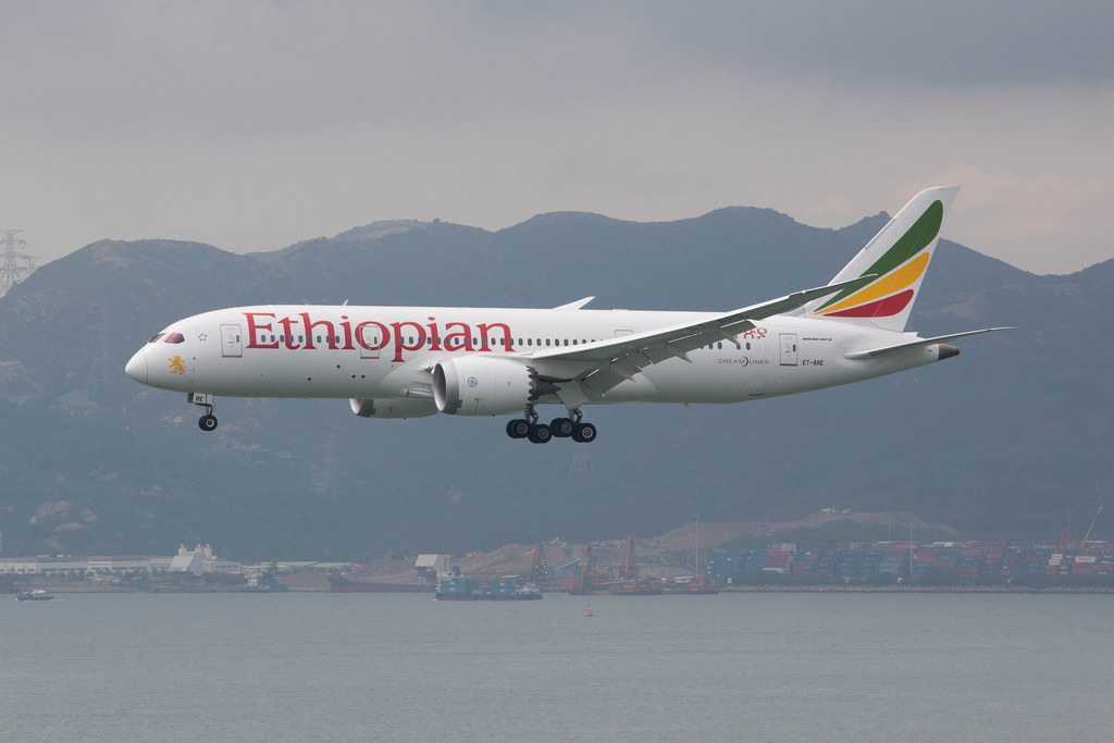 Photo of Ethiopian Airlines ET-ARE, Boeing 787-8 Dreamliner