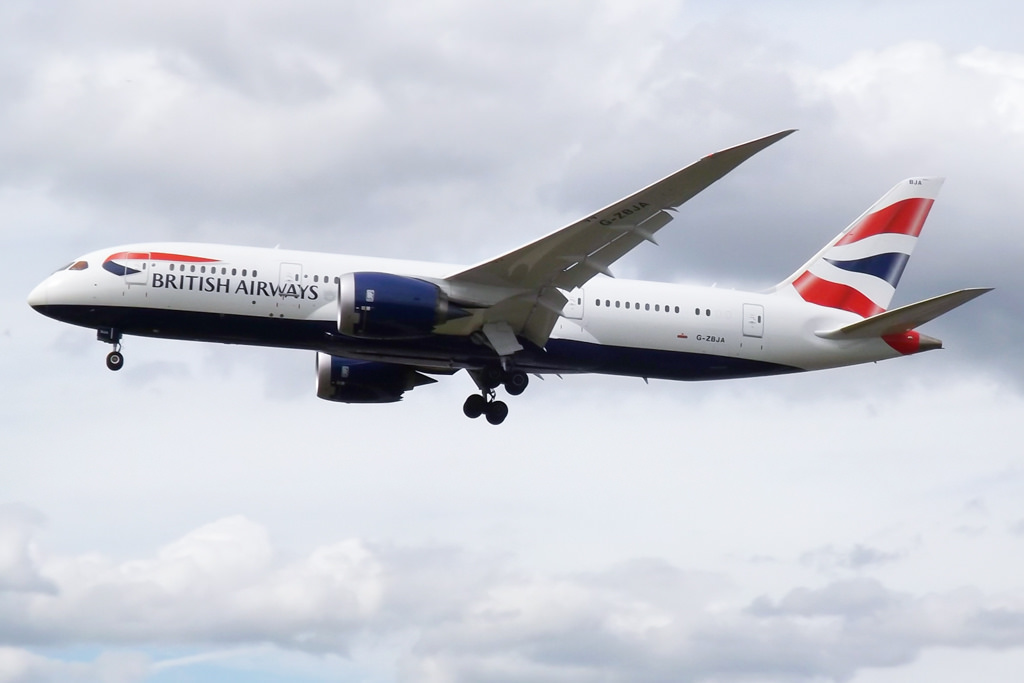 Photo of British Airways G-ZBJA, Boeing 787-8 Dreamliner