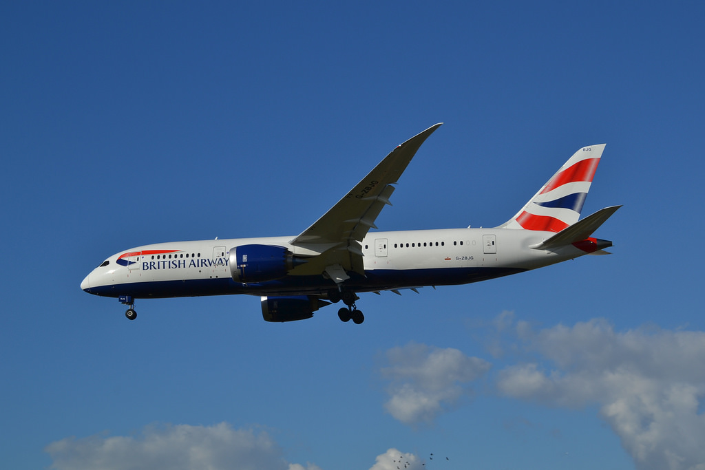 Photo of British Airways G-ZBJG, Boeing 787-8 Dreamliner