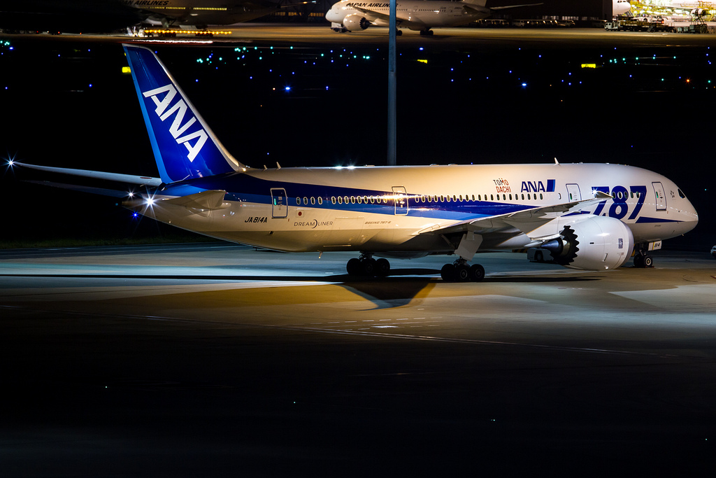 Photo of ANA All Nippon Airways JA814A, Boeing 787-8 Dreamliner
