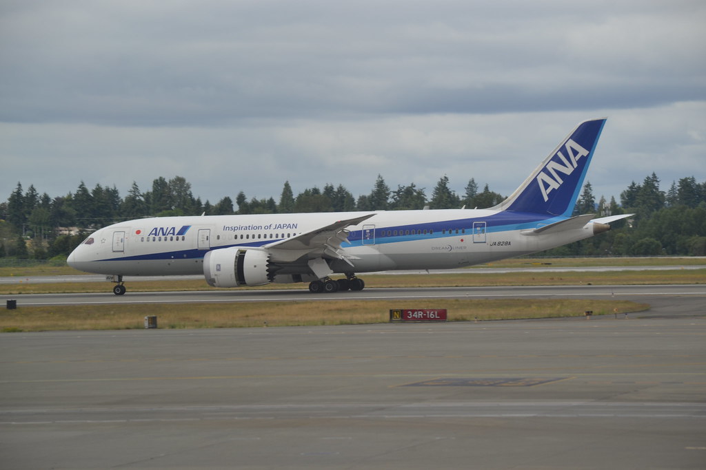 Photo of ANA All Nippon Airways JA828A, Boeing 787-8 Dreamliner