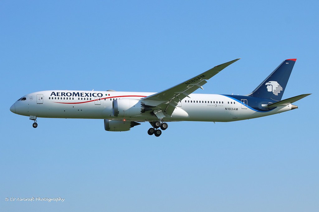 Photo of Aeromexico N183AM, Boeing 787-9 Dreamliner