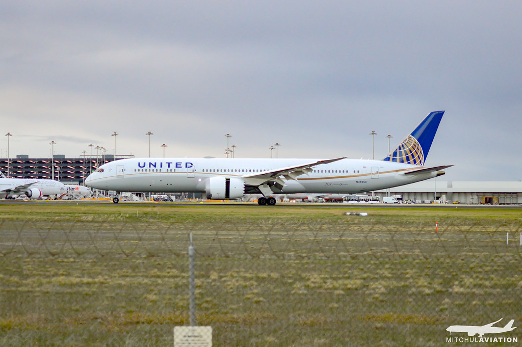 Photo of United N35953, Boeing 787-9 Dreamliner