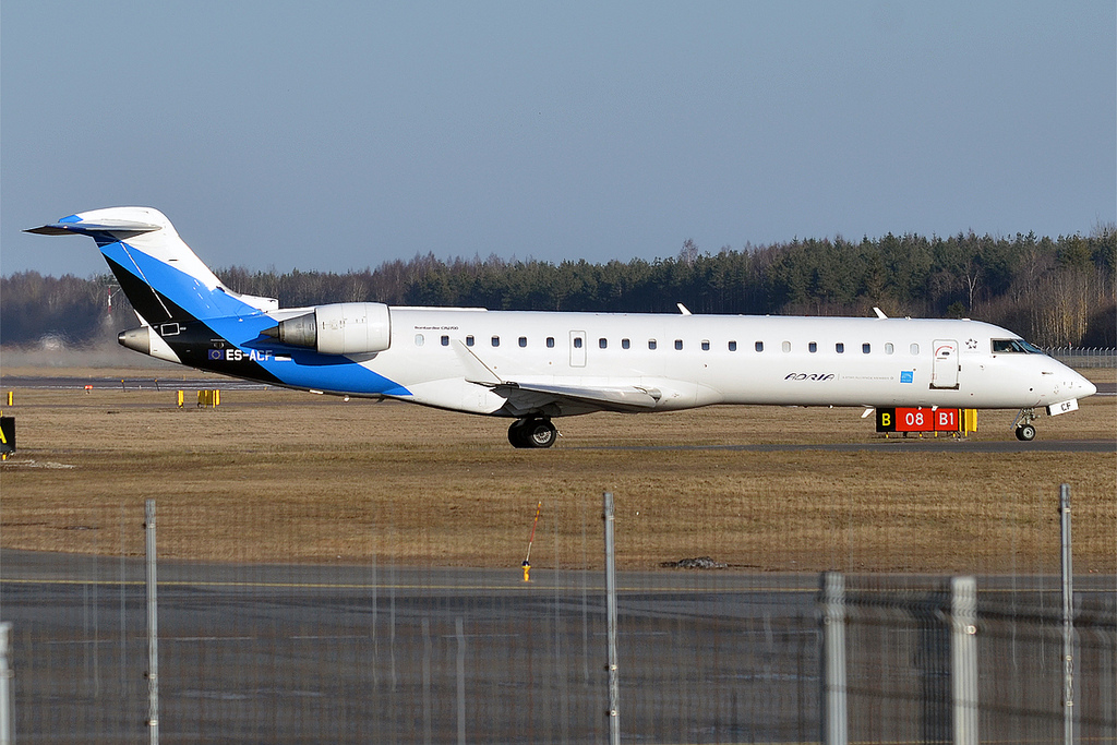 Photo of Nordica ES-ACF, Canadair CRJ-700