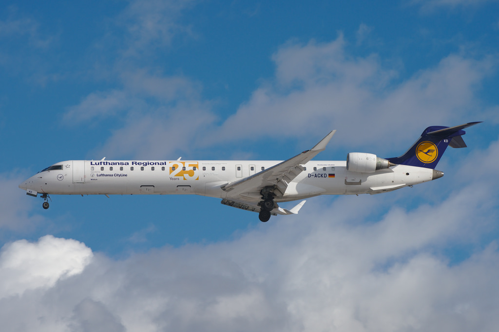 Photo of Lufthansa Cityline D-ACKD, Canadair CL-600 Regional Jet CRJ-705