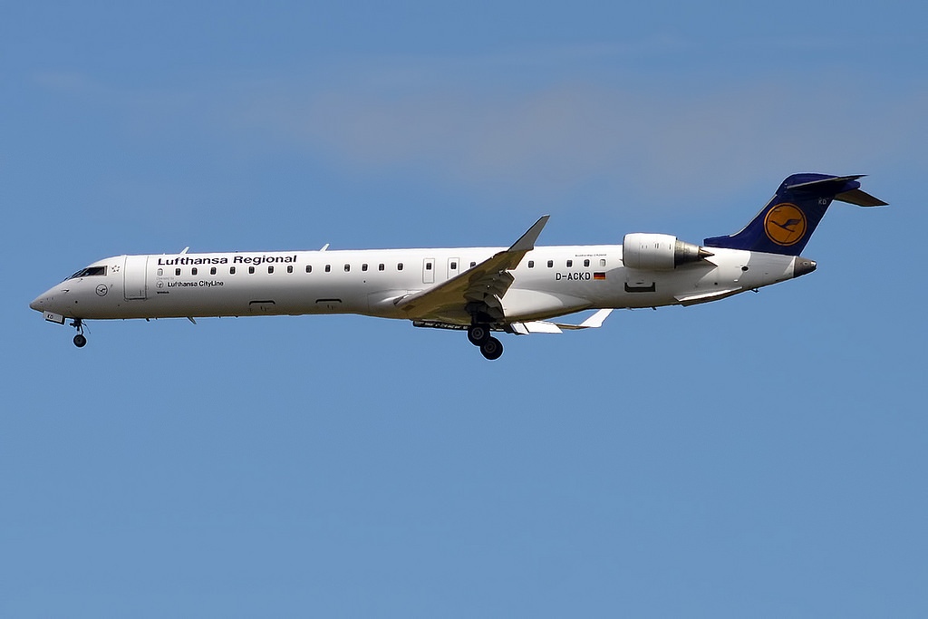 Photo of Lufthansa Cityline D-ACKD, Canadair CL-600 Regional Jet CRJ-705
