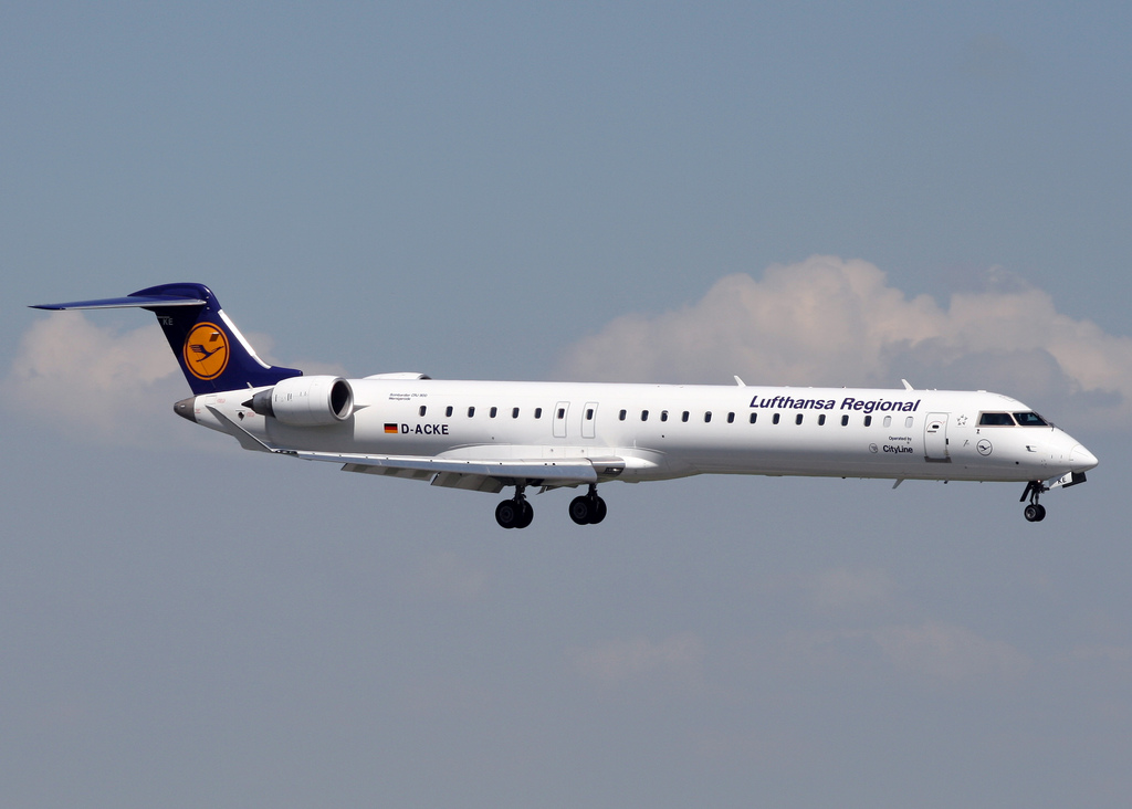 Photo of Lufthansa Cityline D-ACKE, Canadair CL-600 Regional Jet CRJ-705