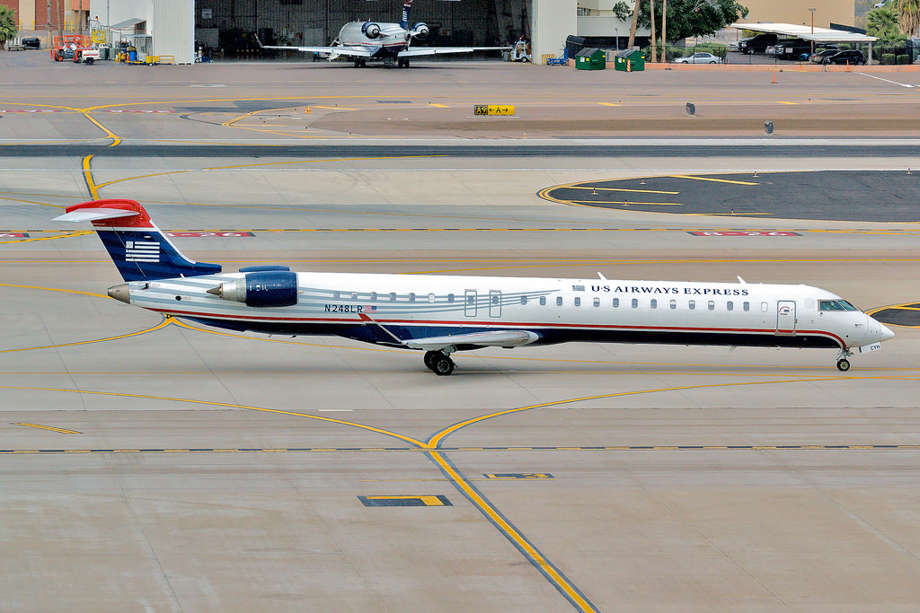 Photo of Mesa Airlines N248LR, Canadair CL-600 Regional Jet CRJ-705