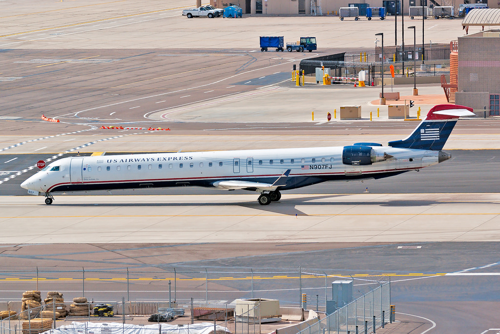 Photo of Mesa Airlines N907FJ, Canadair CL-600 Regional Jet CRJ-705