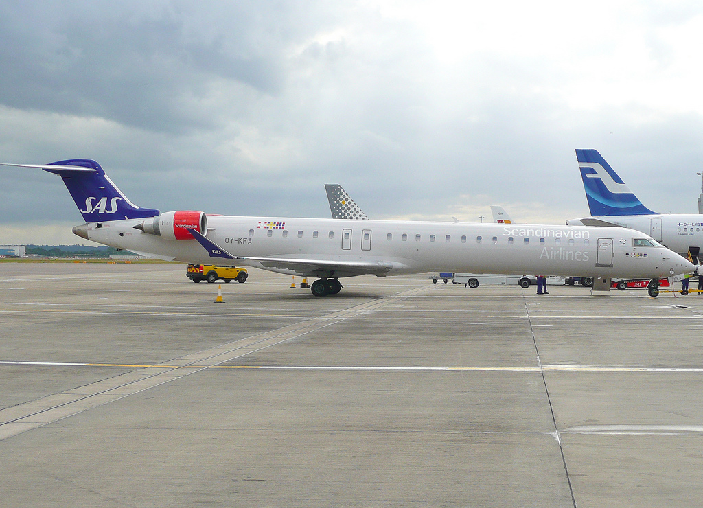 Photo of SAS Scandinavian Airlines OY-KFA, Canadair CL-600 Regional Jet CRJ-705