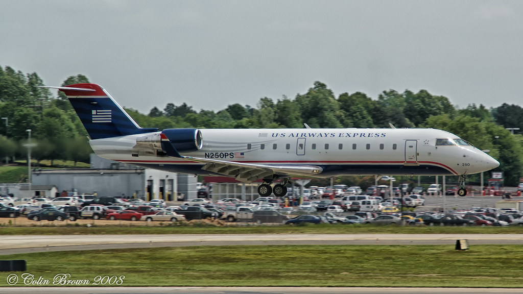 Photo of PSA Airlines N250PS, Canadair Corporate Jetliner