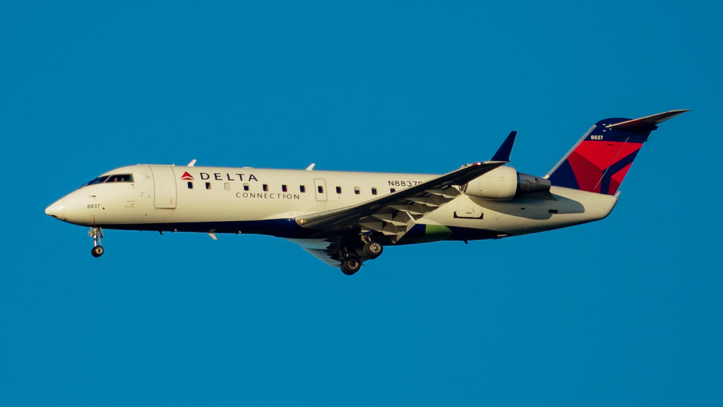 Photo of Endeavor Air N8837B, Canadair Corporate Jetliner