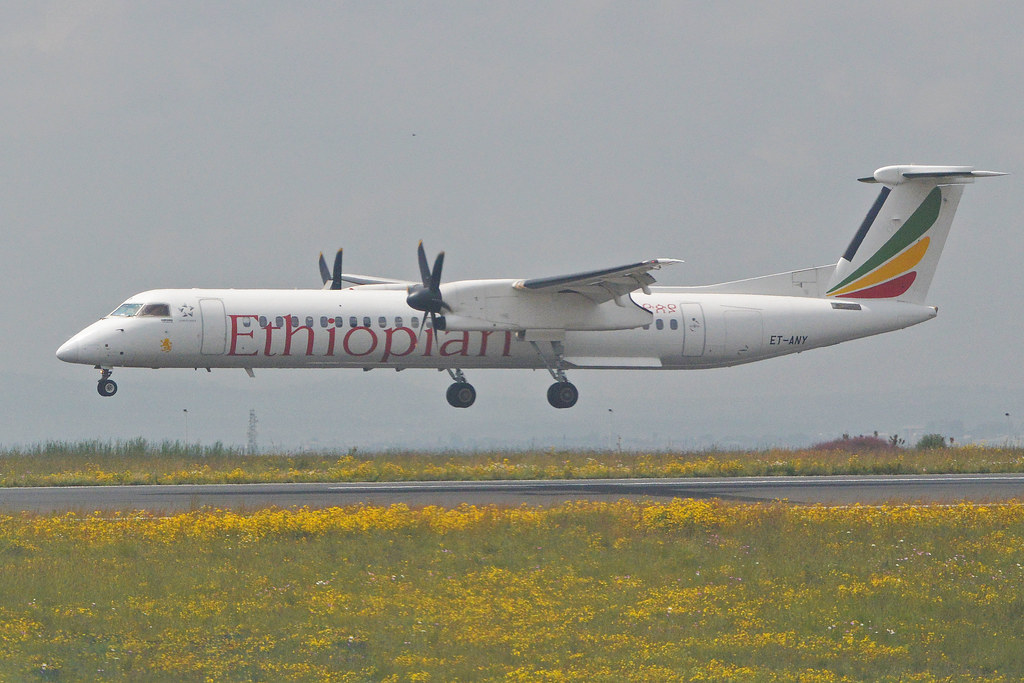Photo of Ethiopian Airlines ET-ANY, De Havilland Dash 8 (400)