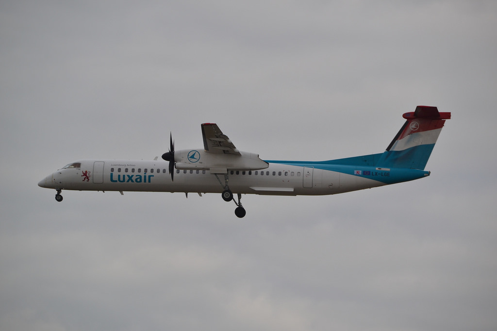 Photo of Luxair LX-LGE, De Havilland Dash 8 (400)