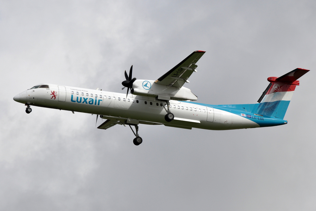 Photo of Luxair LX-LGH, De Havilland Dash 8 (400)