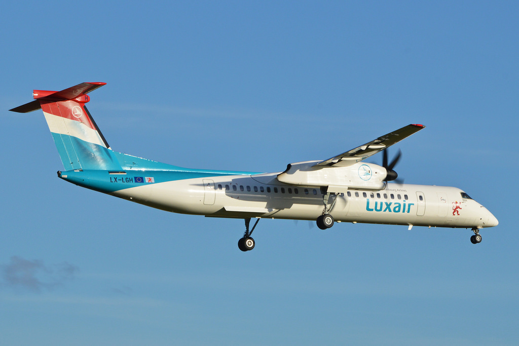 Photo of Luxair LX-LGH, De Havilland Dash 8 (400)