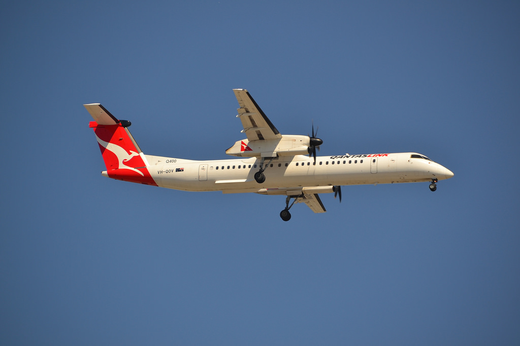 Photo of Sunstate Airlines VH-QOV, De Havilland Dash 8 (400)