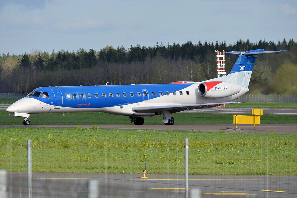 Photo of BMI Regional G-RJXF, Embraer ERJ-145