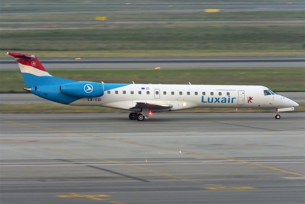 Photo of Luxair LX-LGI, Embraer ERJ-145