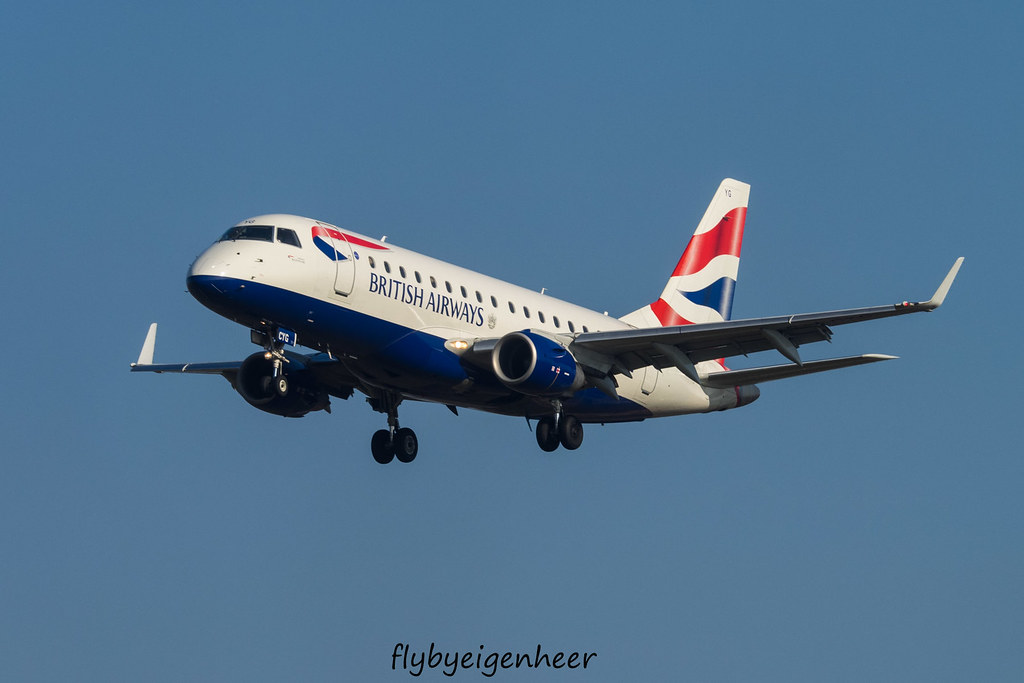 Photo of British Airways Cityflyer G-LCYG, Embraer ERJ-170