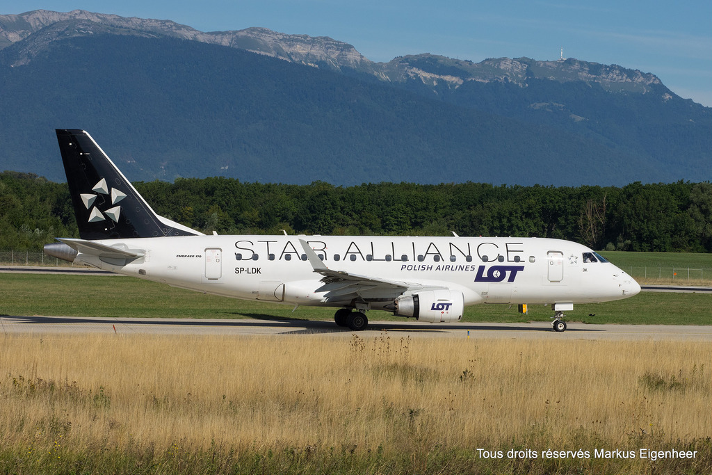 Photo of LOT Polish Airlines SP-LDK, Embraer ERJ-170
