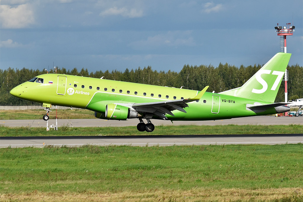 Photo of S7 Airlines VQ-BYA, Embraer ERJ-170