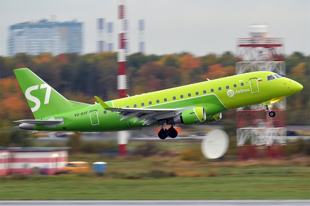 Photo of S7 Airlines VQ-BYF, Embraer ERJ-170
