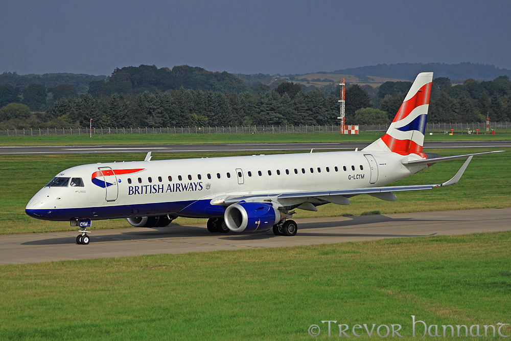 Photo of British Airways G-LCYM, Embraer ERJ-190