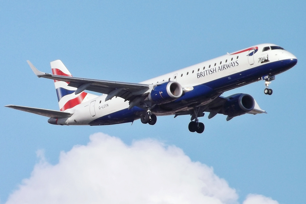 Photo of British Airways G-LCYN, Embraer ERJ-190