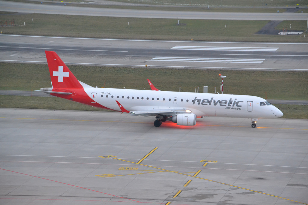 Photo of Helvetic HB-JVL, Embraer ERJ-190
