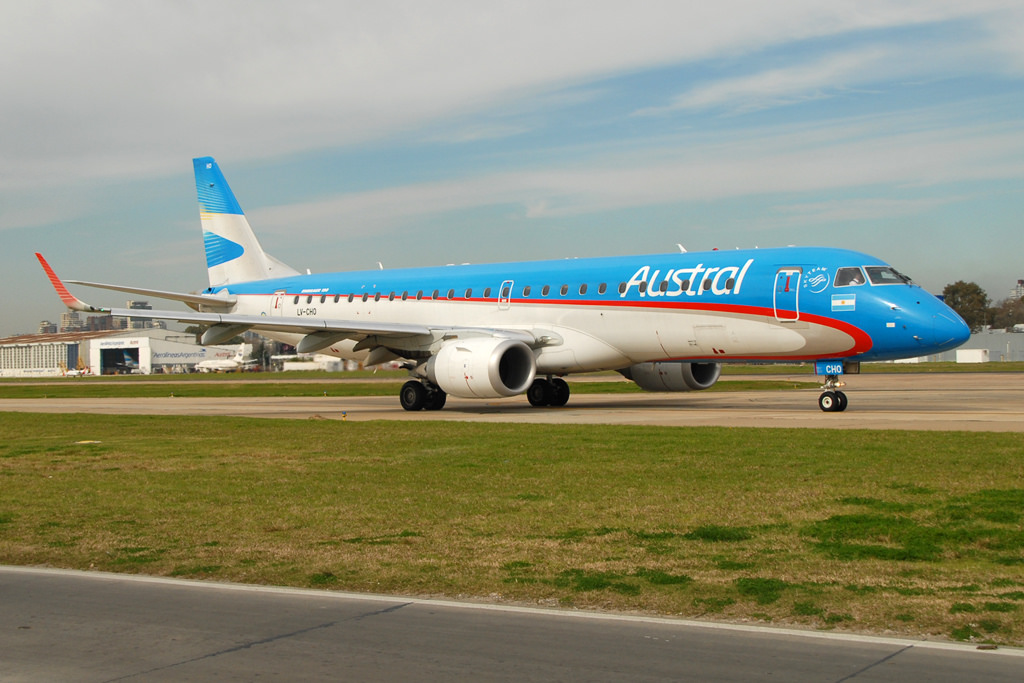 Photo of Austral Airlines LV-CHO, Embraer ERJ-190