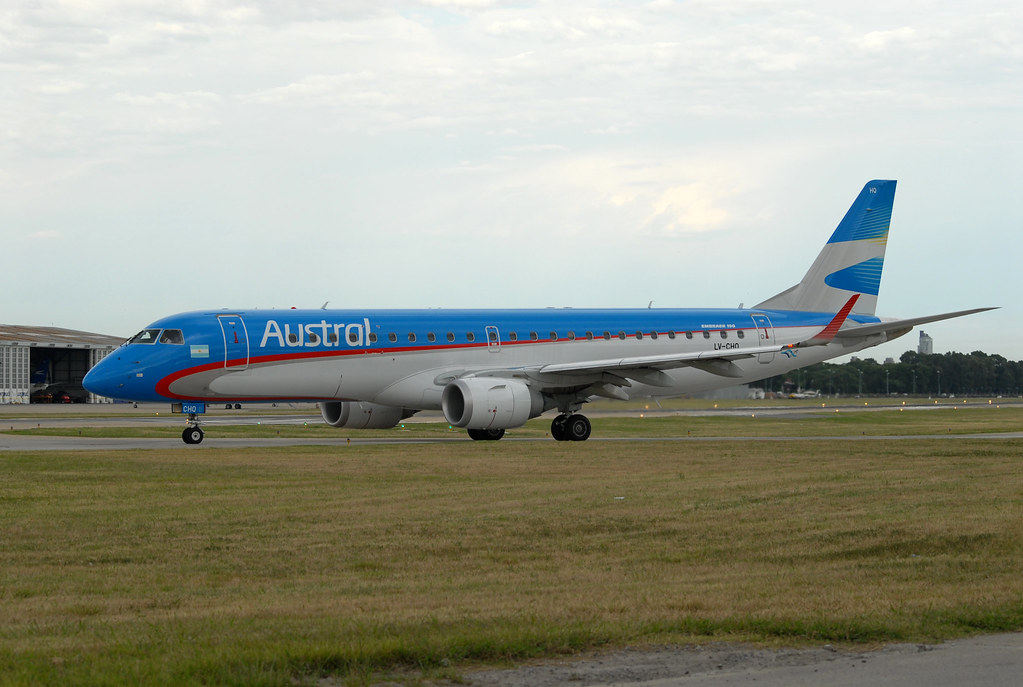 Photo of Austral Airlines LV-CHQ, Embraer ERJ-190