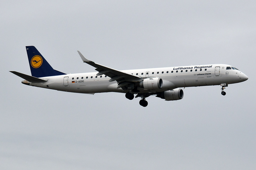 Photo of Lufthansa Cityline D-AEBC, Embraer ERJ-195