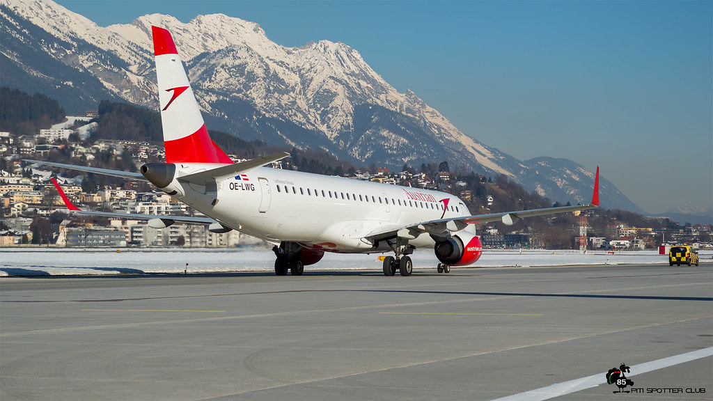 Photo of Austrian Airlines OE-LWG, Embraer ERJ-195