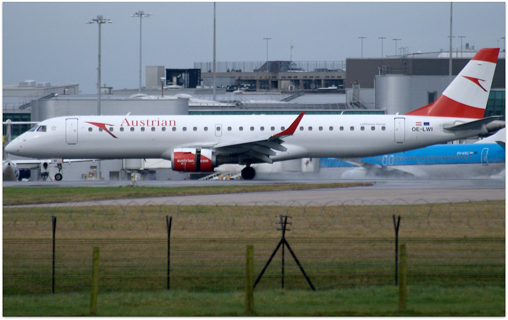 Photo of Austrian Airlines OE-LWI, Embraer ERJ-195