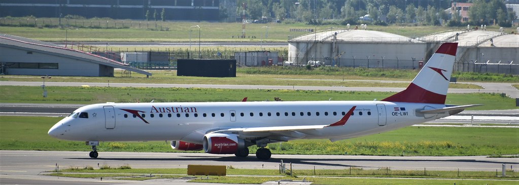 Photo of Austrian Airlines OE-LWI, Embraer ERJ-195